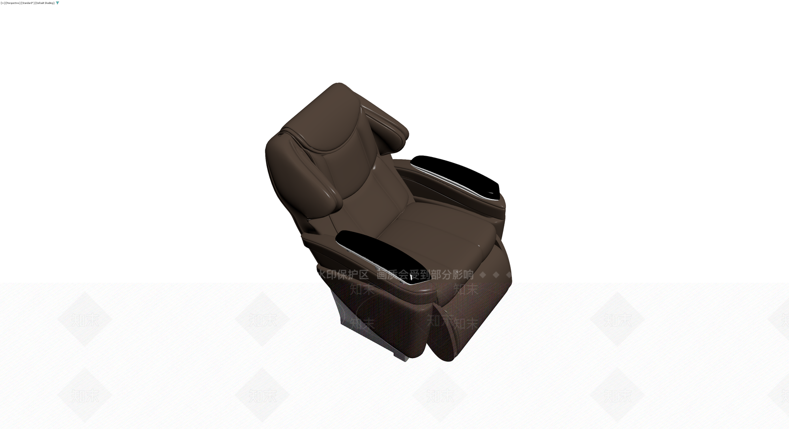 棕色单人电动沙发3D模型下载【ID:1230139764】