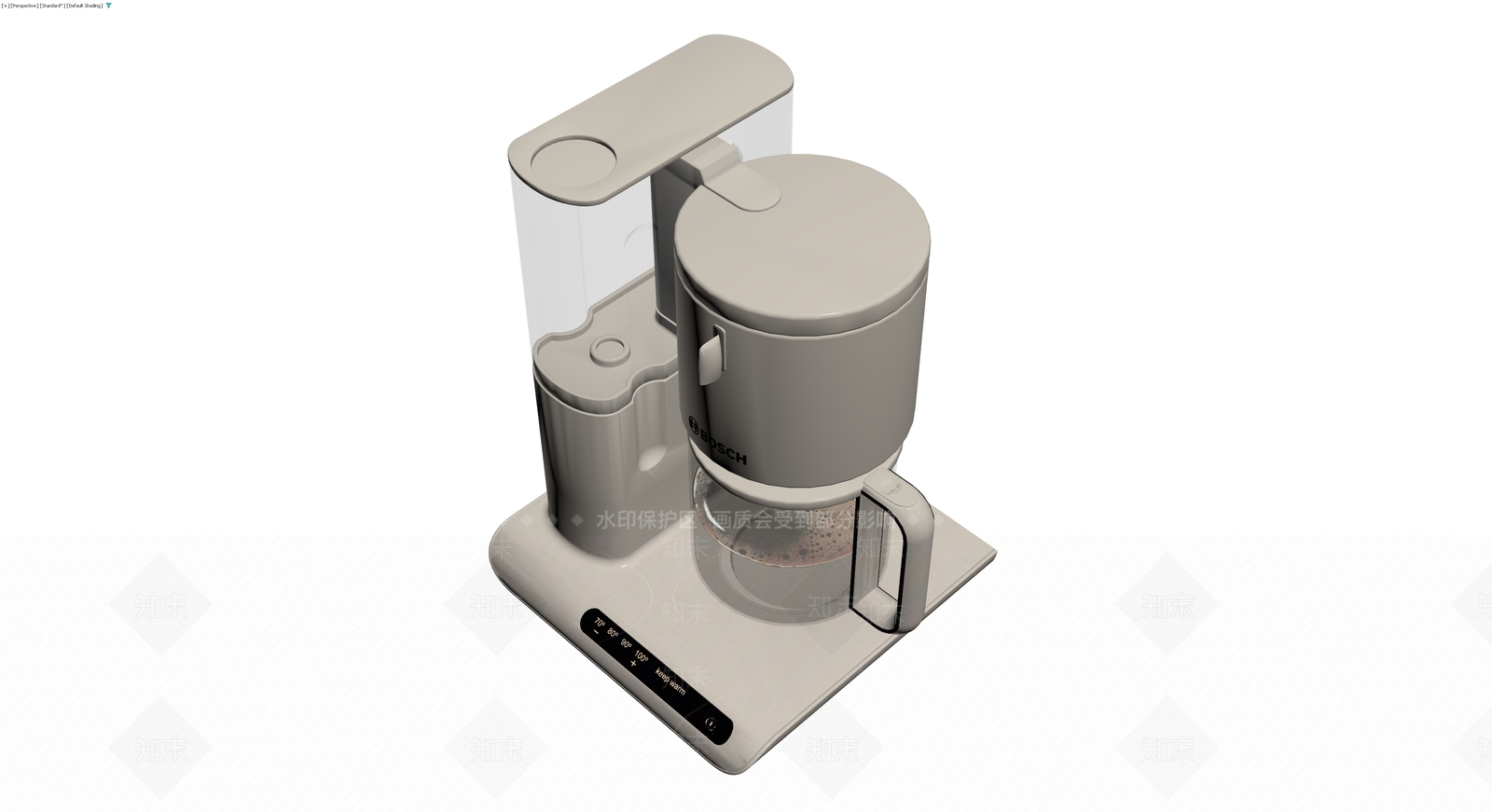 博世滴漏式咖啡机3D模型下载【ID:1229654010】