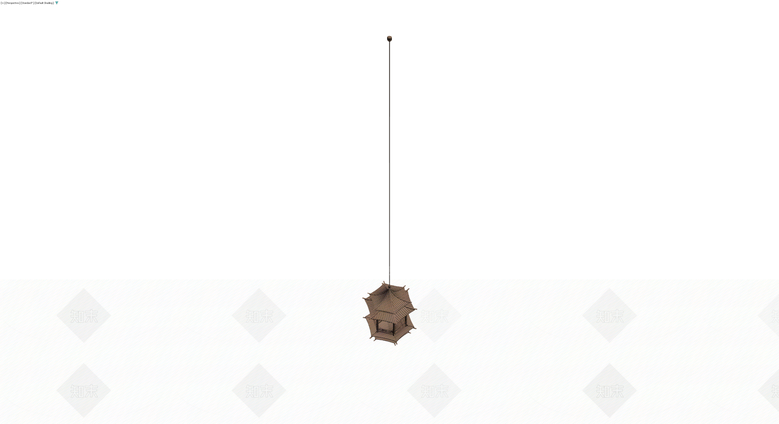 中式多层宝塔吊灯3D模型下载【ID:1230645355】