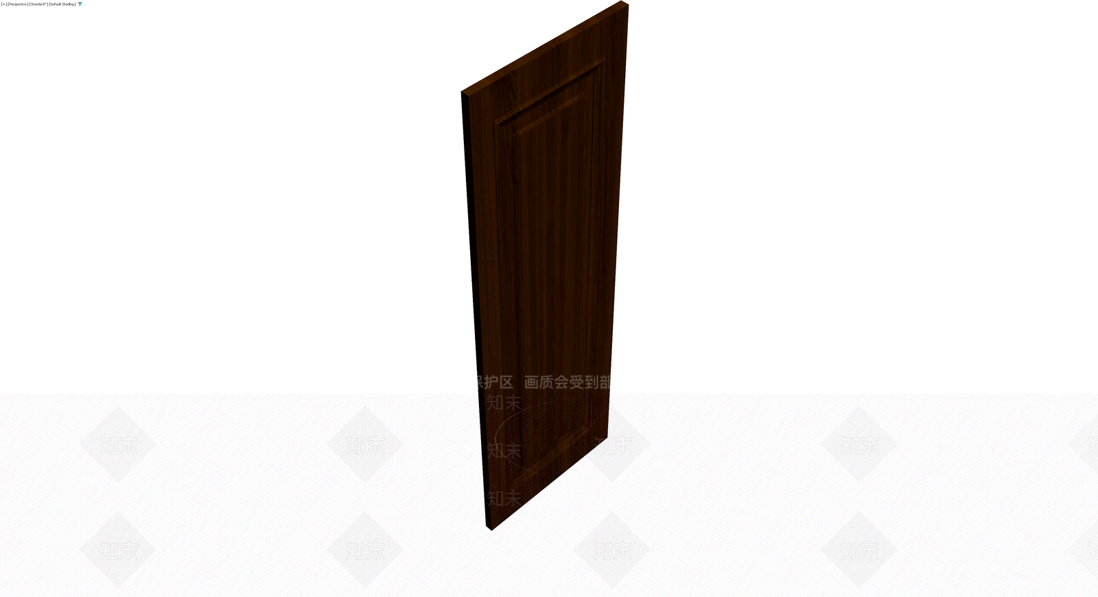 深色木纹装饰门板3D模型下载【ID:1230723250】