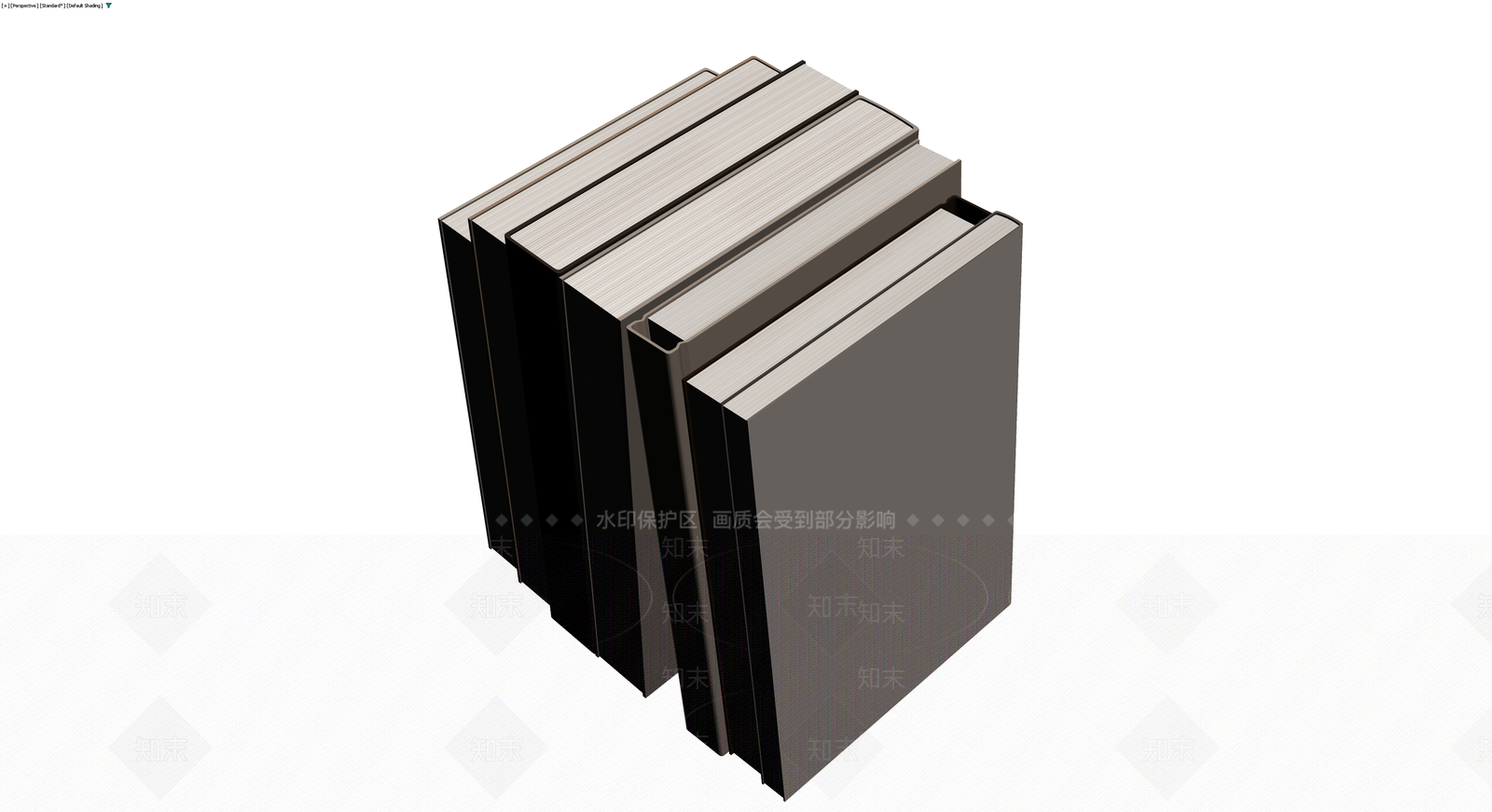 书籍组合模型3D模型下载【ID:1230784633】
