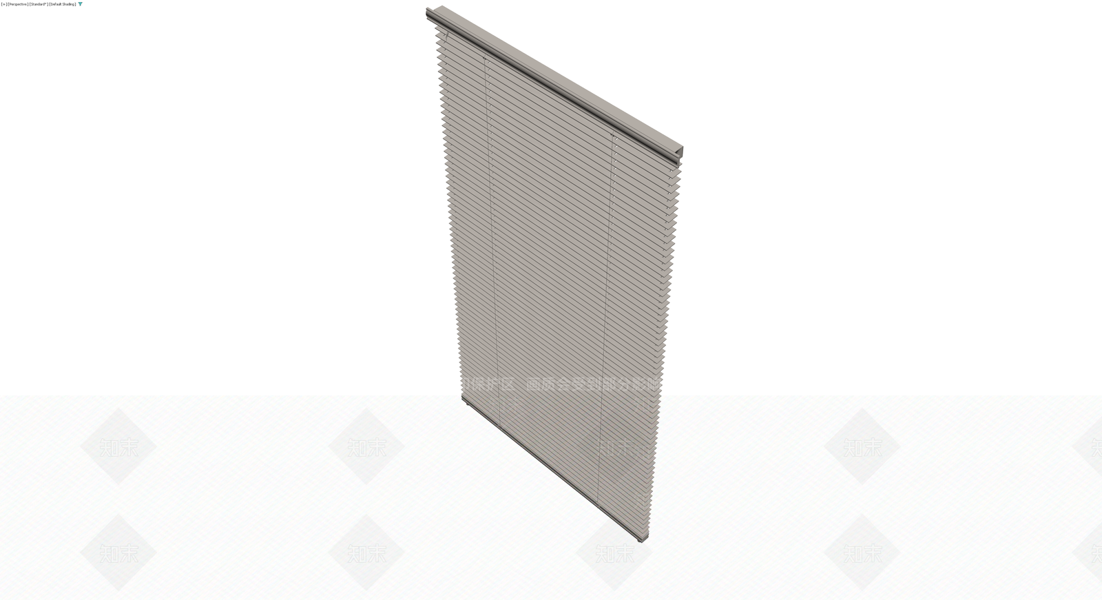 灰色百叶窗整体模型3D模型下载【ID:1229904466】