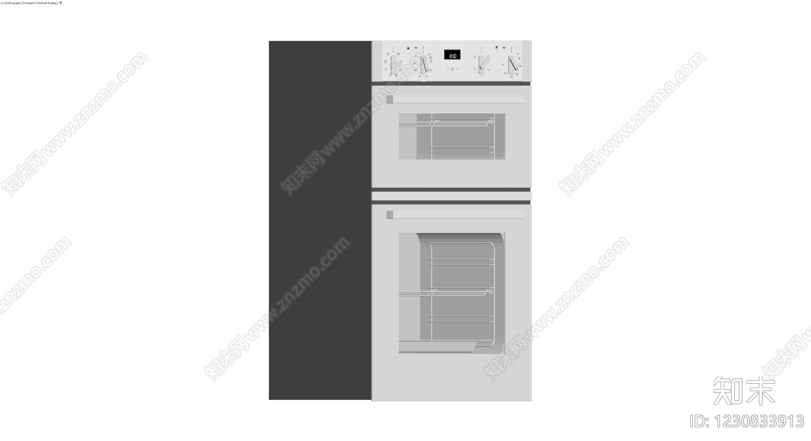 嵌入式双烤箱3D模型下载【ID:1230833913】