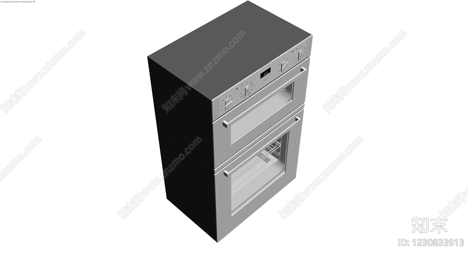 嵌入式双烤箱3D模型下载【ID:1230833913】
