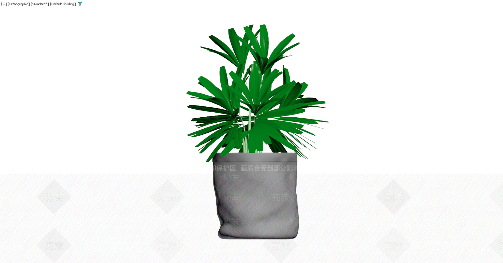 灰色盆栽绿植模型3D模型下载【ID:1229582587】