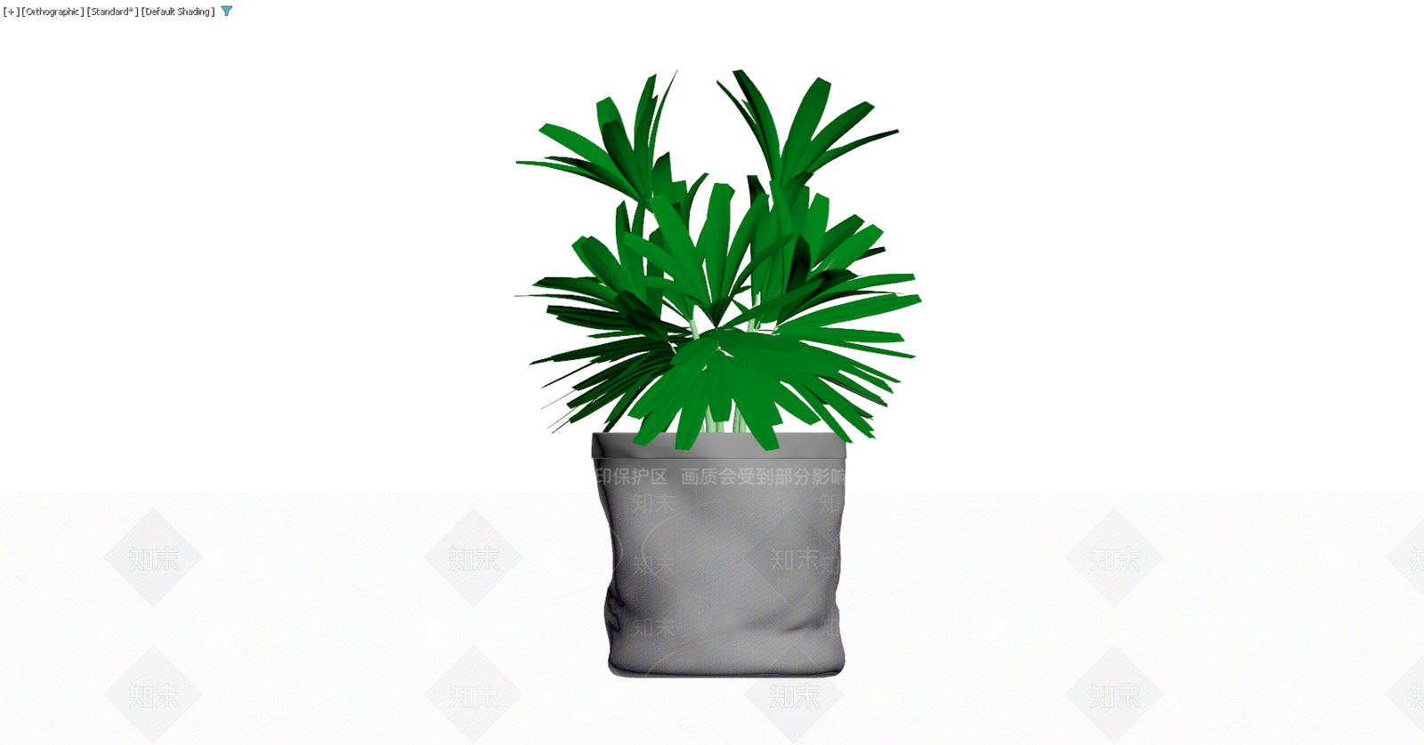 灰色盆栽绿植模型3D模型下载【ID:1229582587】