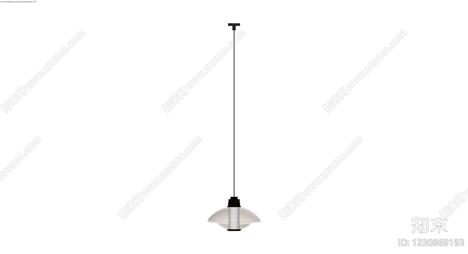 现代风格黑色吊灯3D模型下载【ID:1230869193】