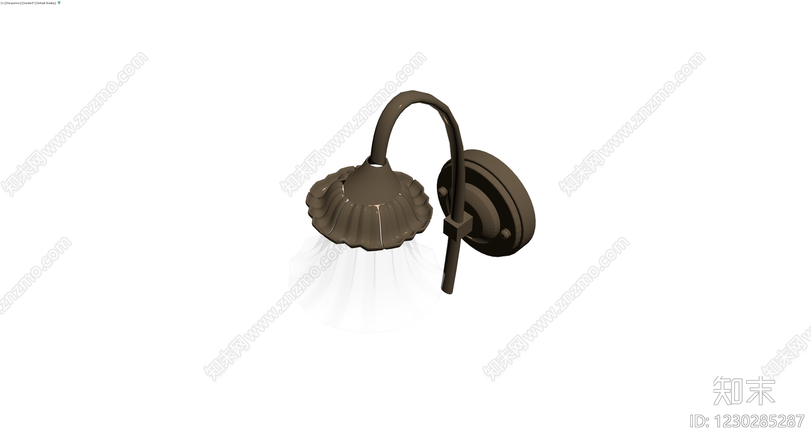 复古风格壁灯3D模型下载【ID:1230285287】