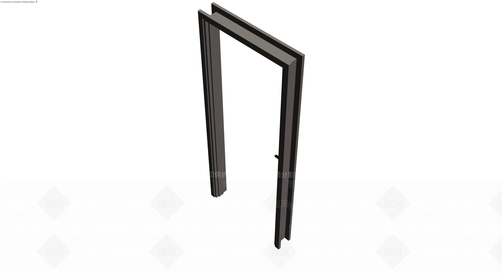 灰色现代风格门框组件3D模型下载【ID:1230715984】