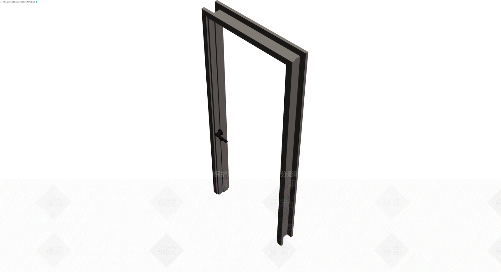 灰色现代风格门框组件3D模型下载【ID:1230715984】