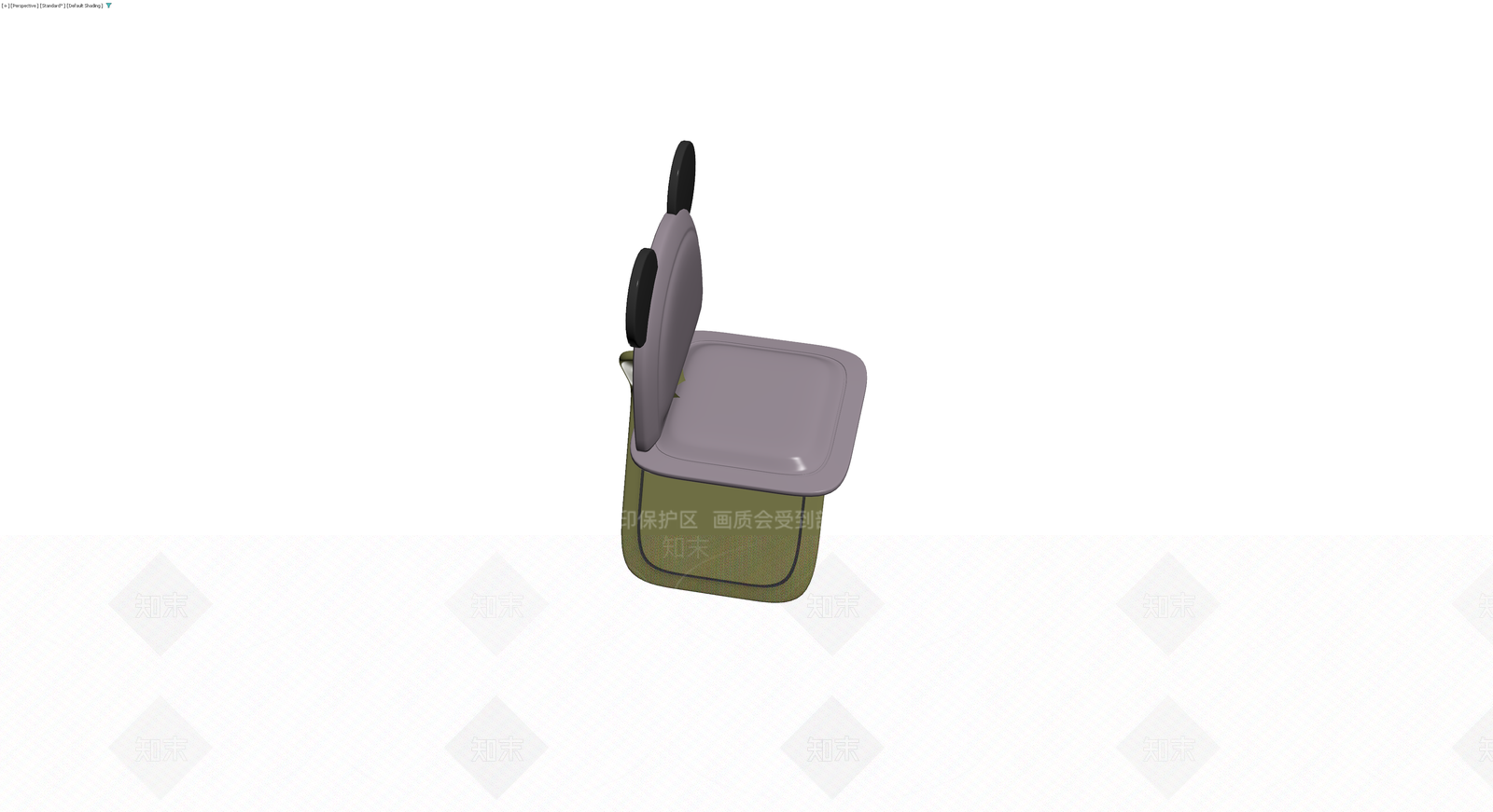 熊猫造型儿童椅3D模型下载【ID:1230350620】
