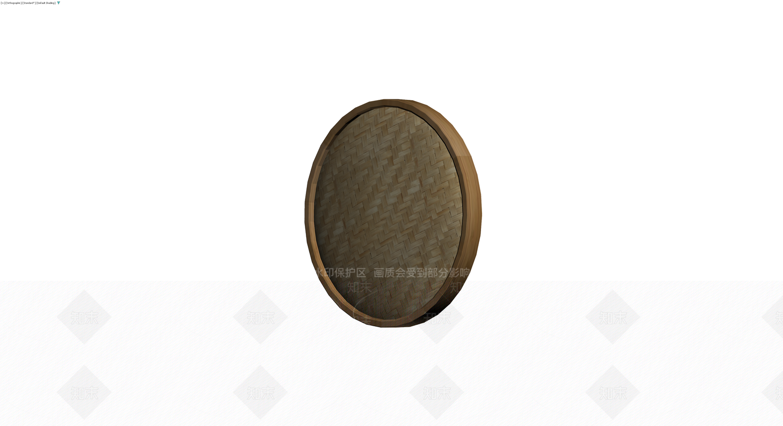 圆形竹编筛子3D模型下载【ID:1229873506】