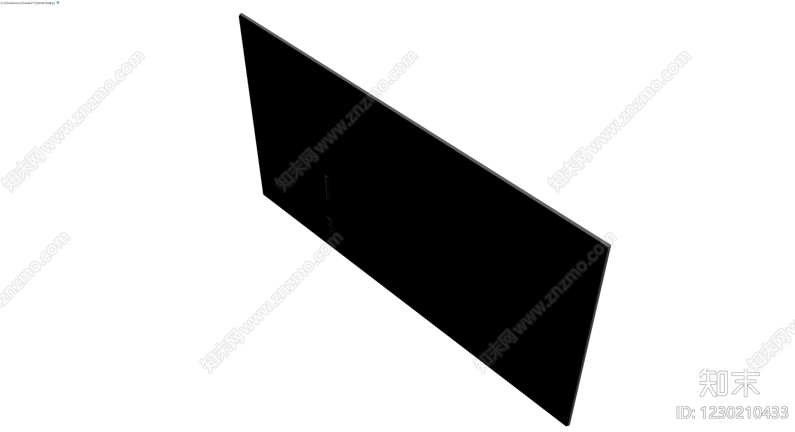 黑色边框显示器3D模型下载【ID:1230210433】