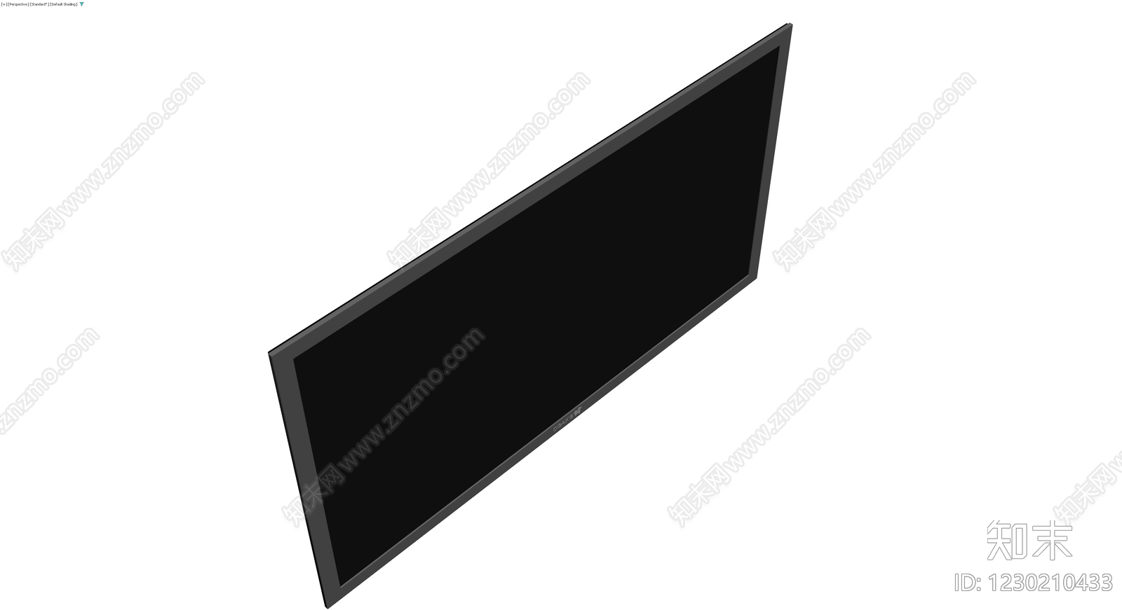 黑色边框显示器3D模型下载【ID:1230210433】