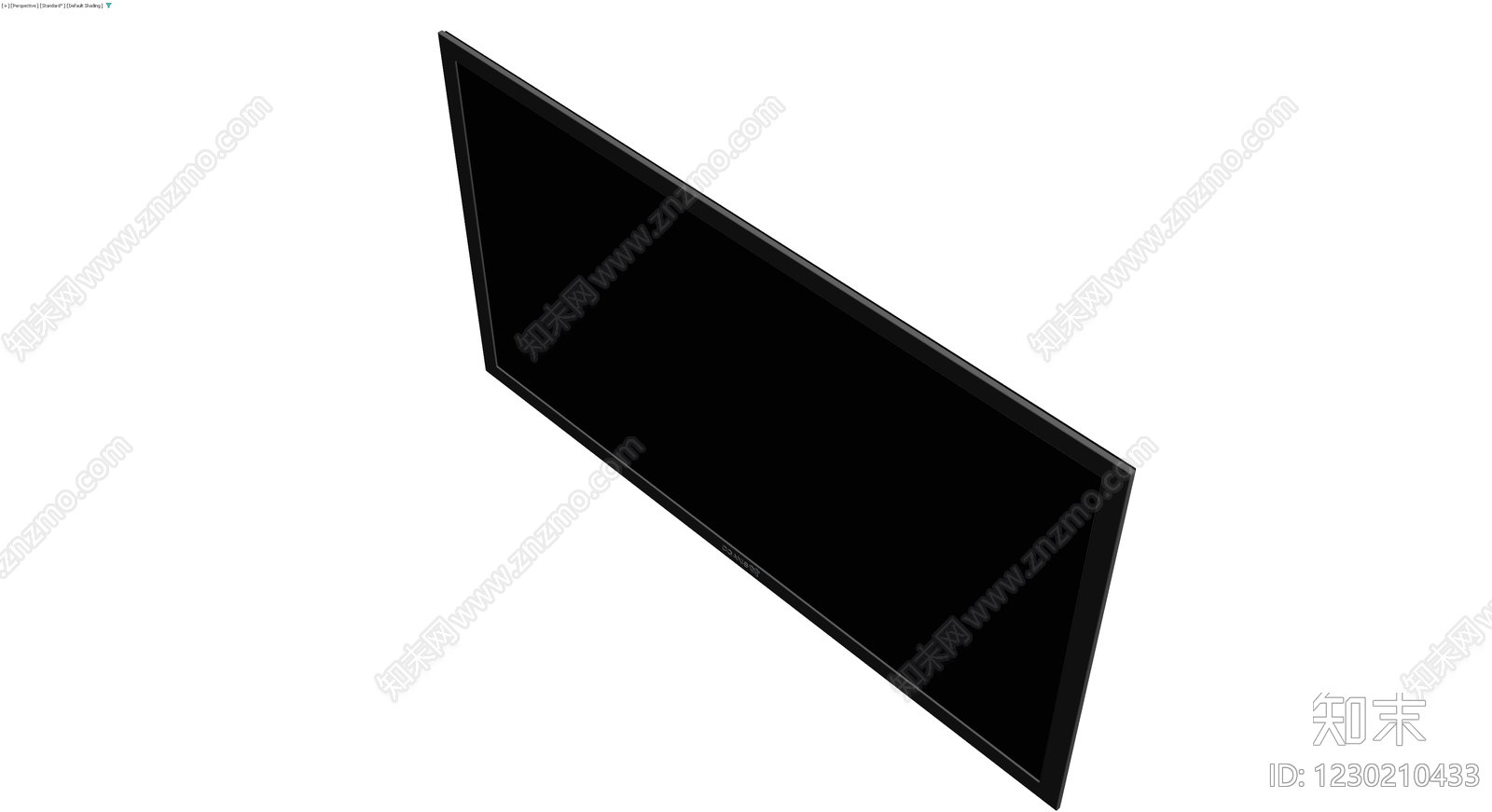 黑色边框显示器3D模型下载【ID:1230210433】