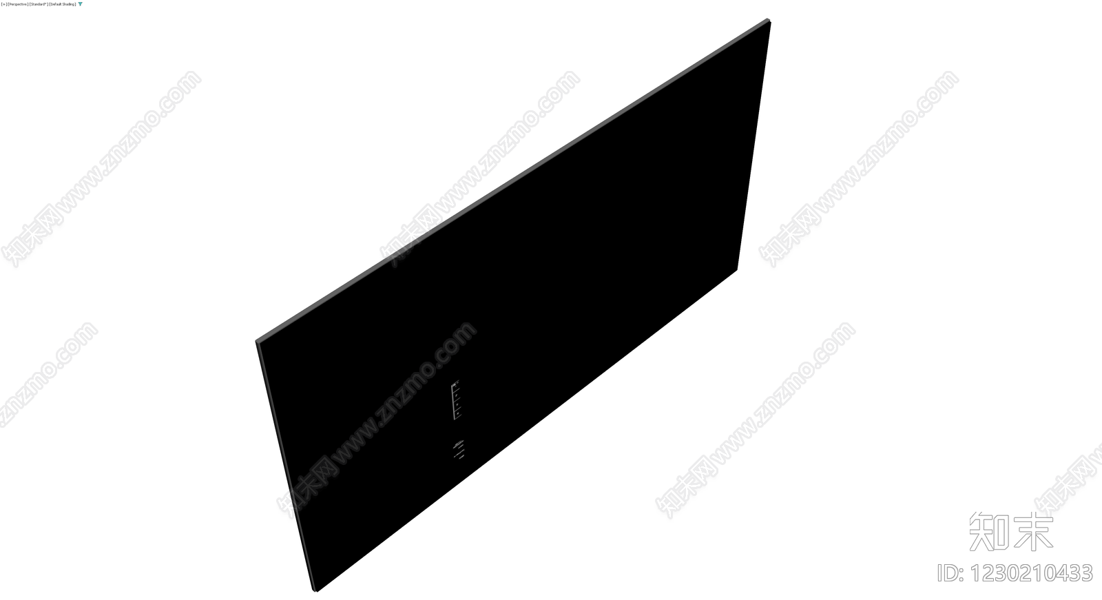 黑色边框显示器3D模型下载【ID:1230210433】