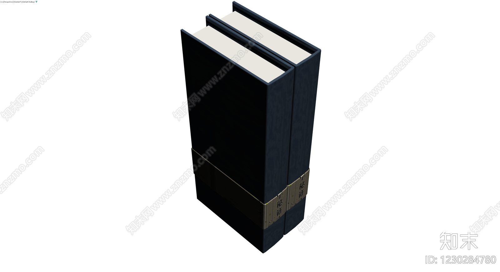 精装书籍组合模型3D模型下载【ID:1230284780】