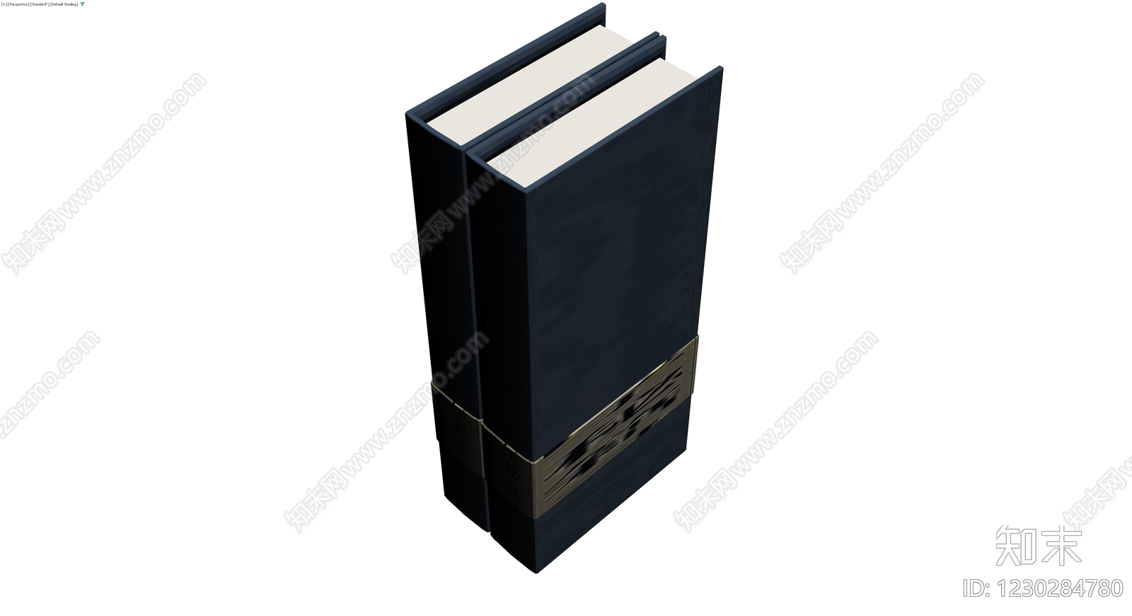 精装书籍组合模型3D模型下载【ID:1230284780】