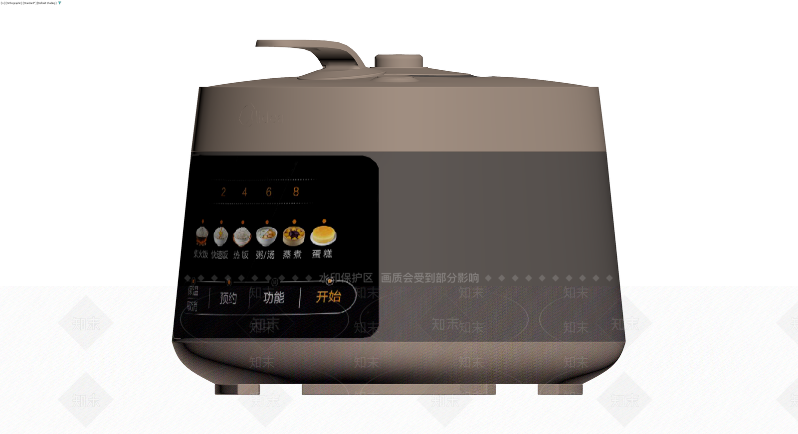 美的电饭煲外观模型3D模型下载【ID:1230415945】