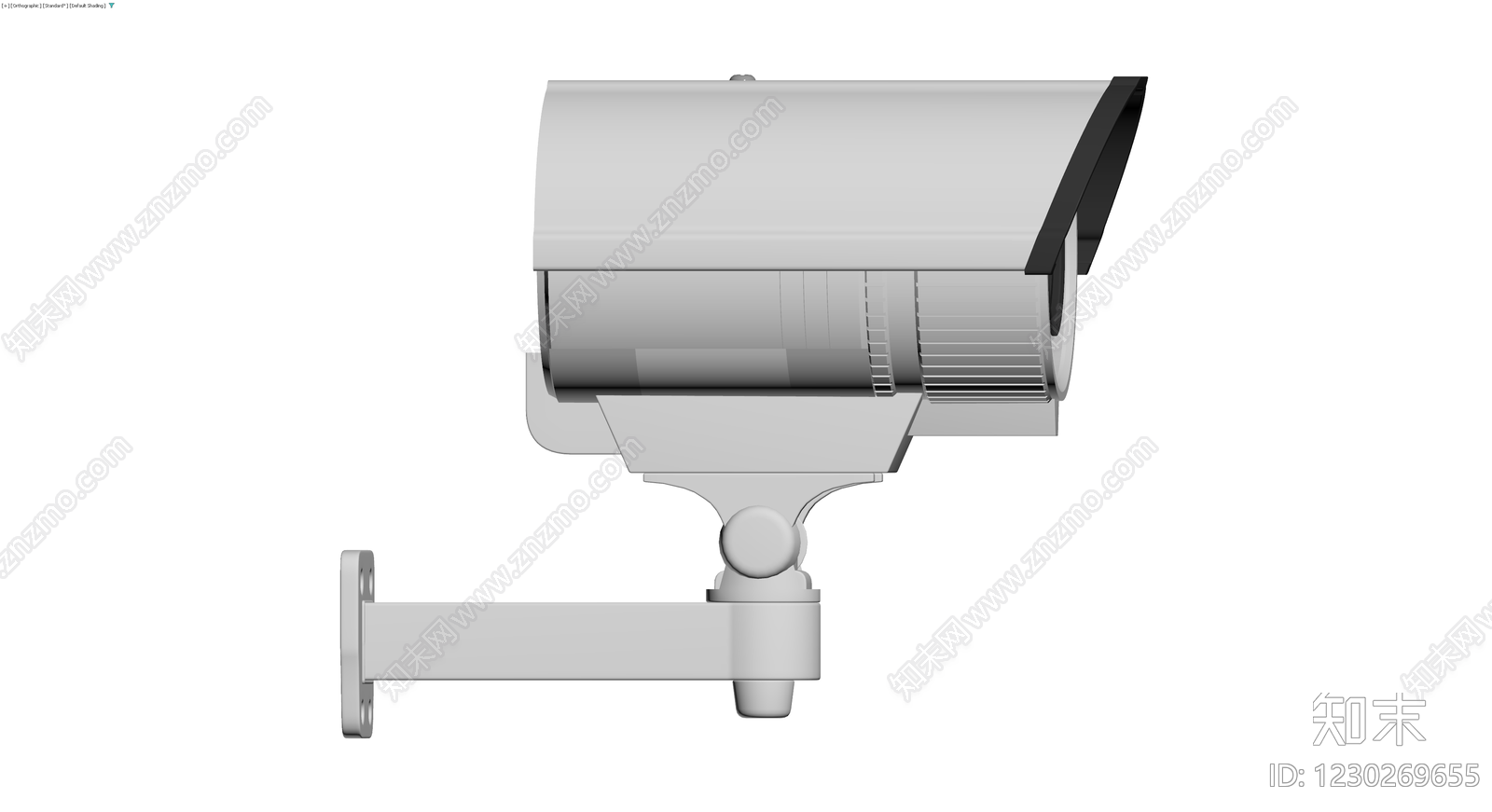 户外安防监控摄像头3D模型下载【ID:1230269655】