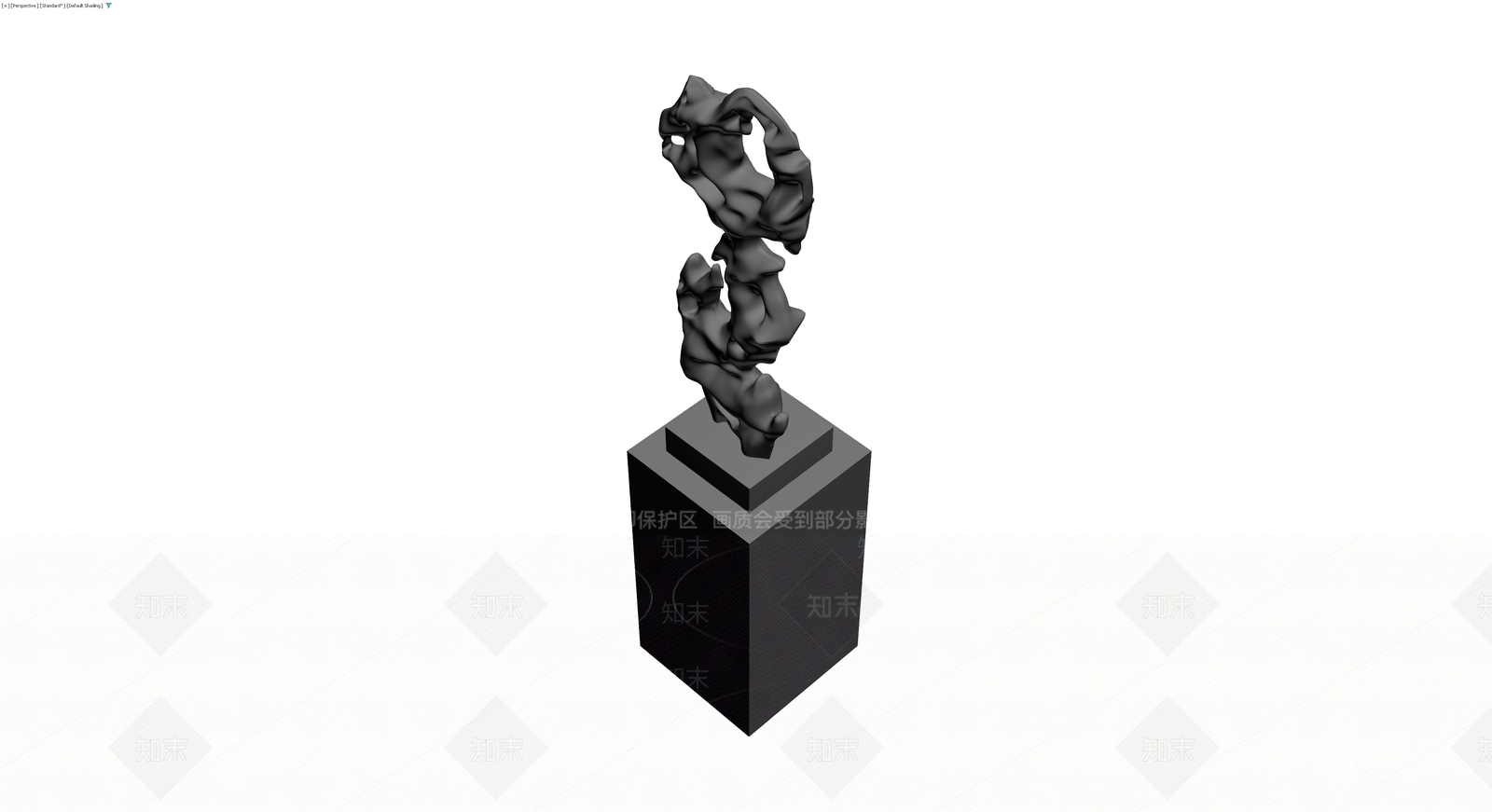 抽象人物雕塑摆件3D模型下载【ID:1230775970】