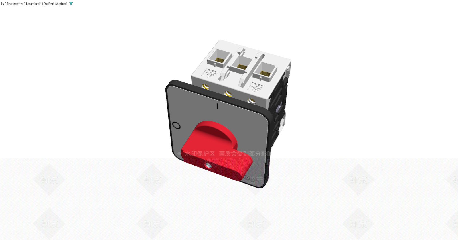 工业电源隔离开关3D模型下载【ID:1229577880】