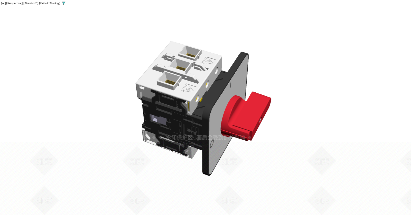 工业电源隔离开关3D模型下载【ID:1229577880】