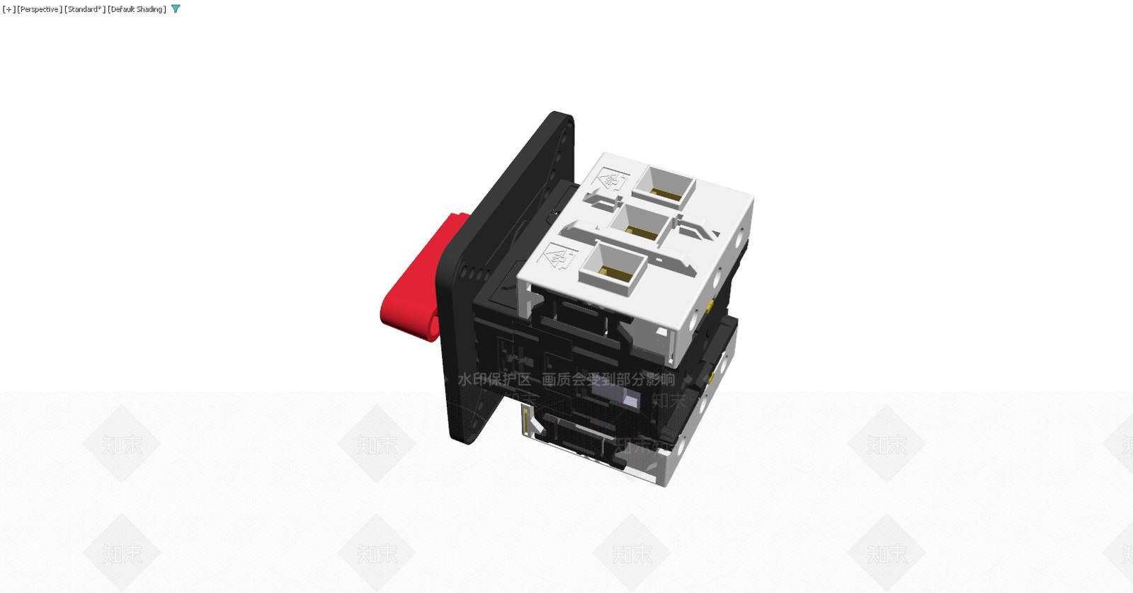工业电源隔离开关3D模型下载【ID:1229577880】