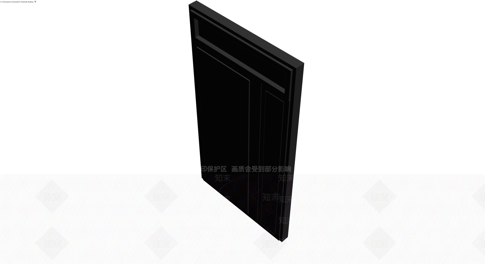 黑色入户门模型3D模型下载【ID:1230781162】