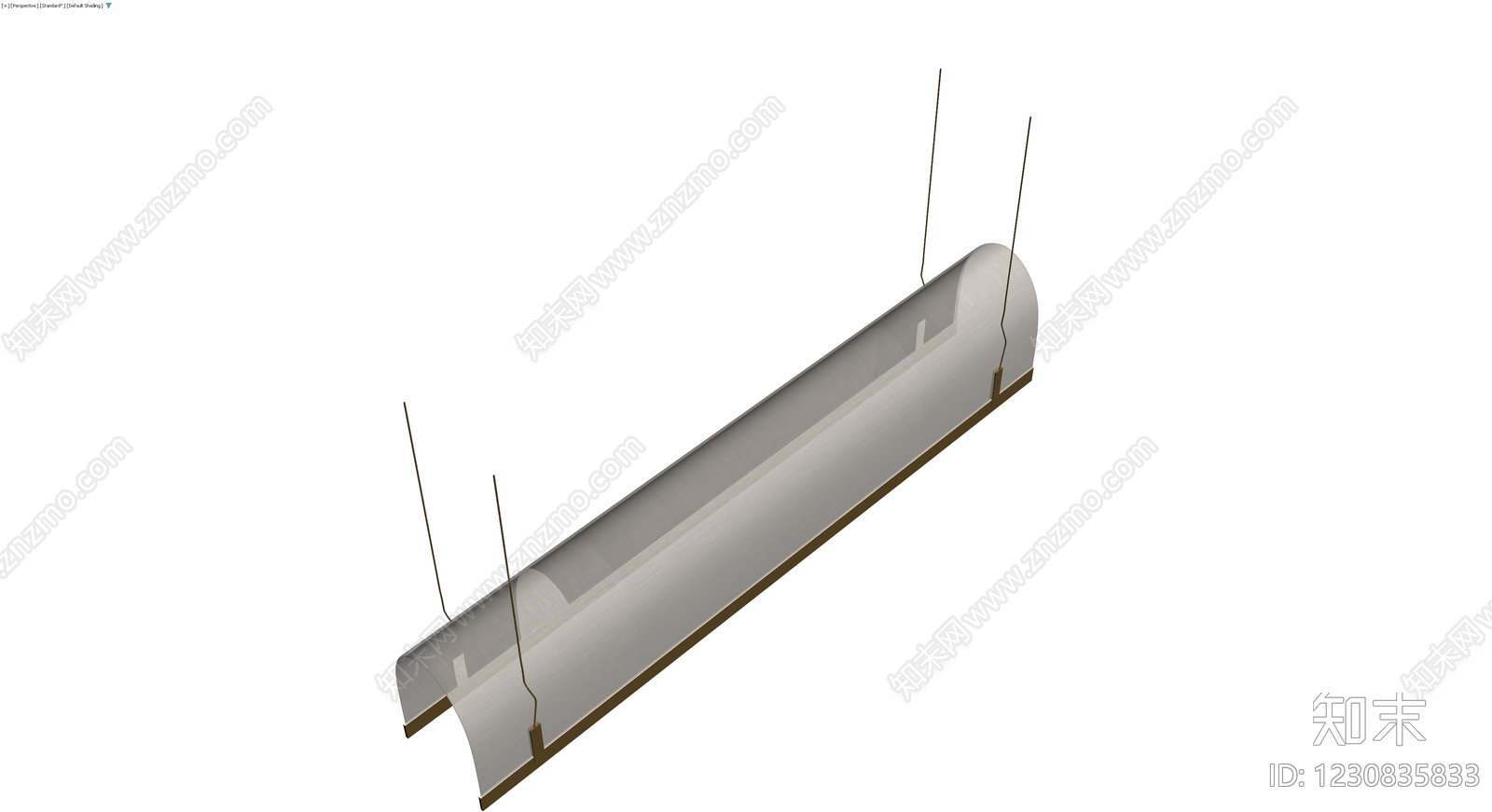 金属线槽灯具3D模型下载【ID:1230835833】