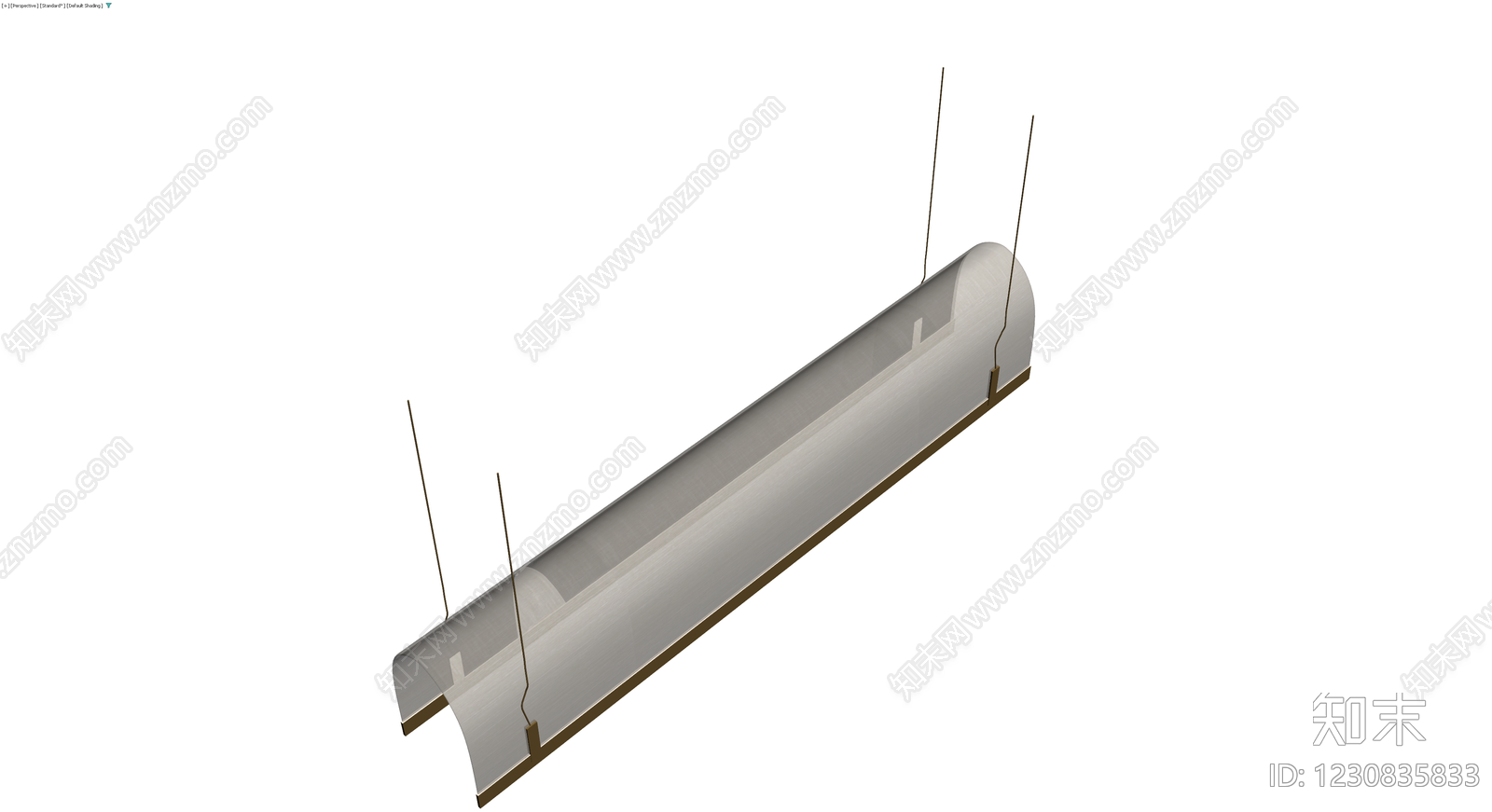 金属线槽灯具3D模型下载【ID:1230835833】