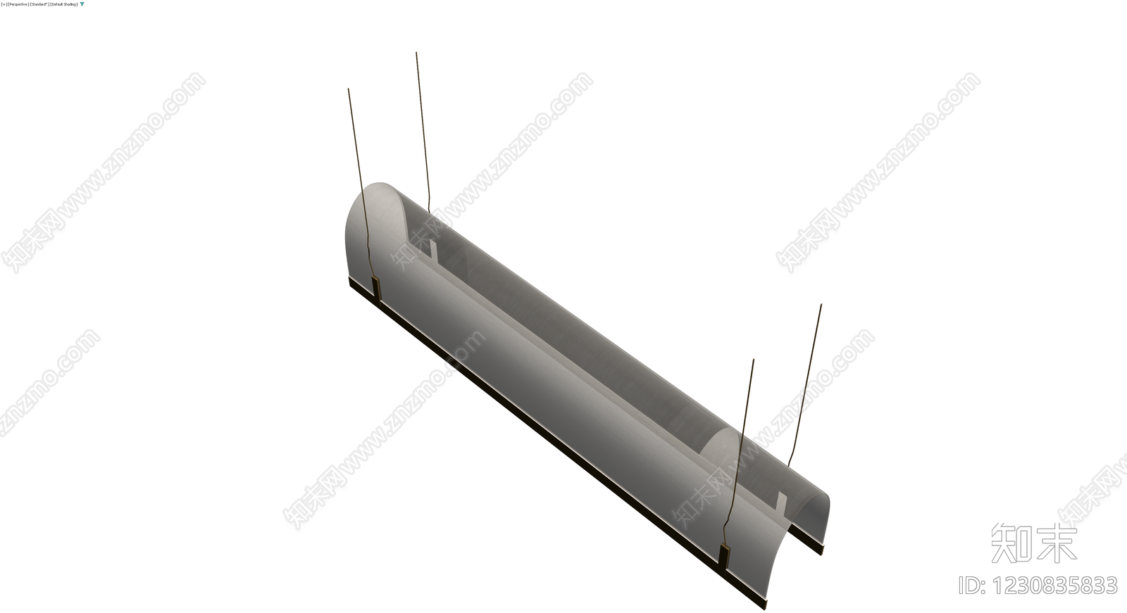 金属线槽灯具3D模型下载【ID:1230835833】