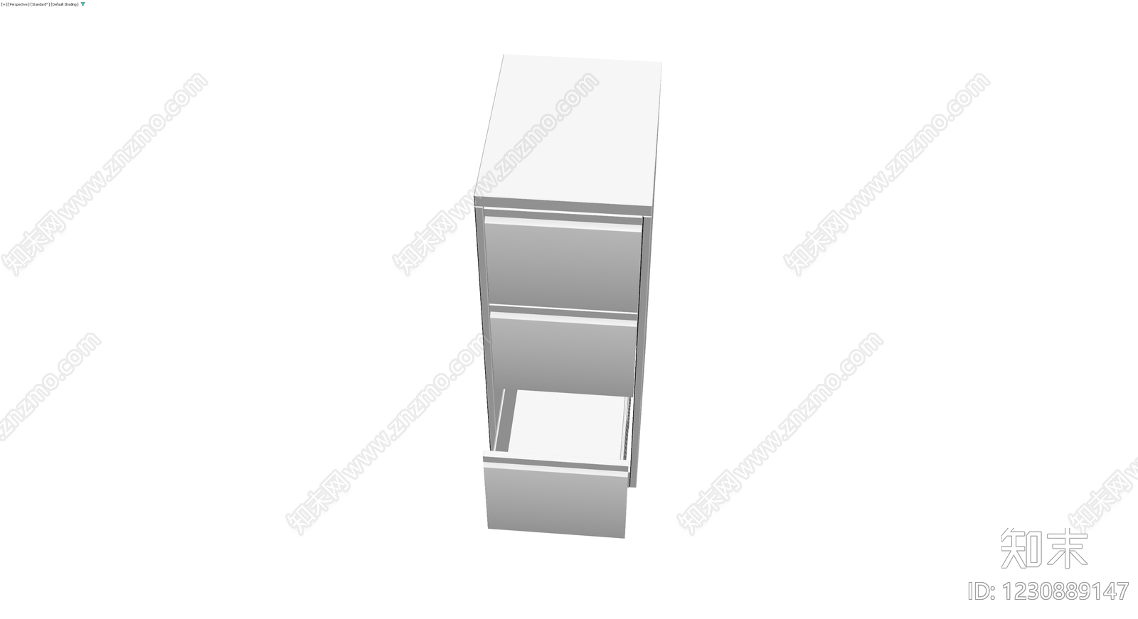 三斗柜模型3D模型下载【ID:1230889147】