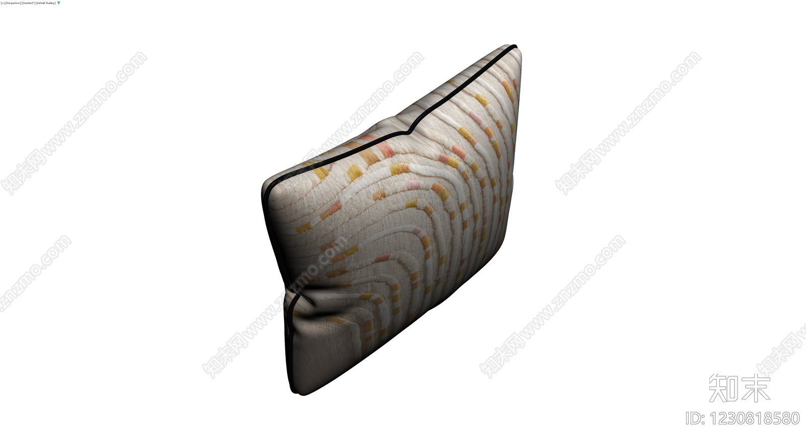 条纹纹理抱枕3D模型下载【ID:1230818580】