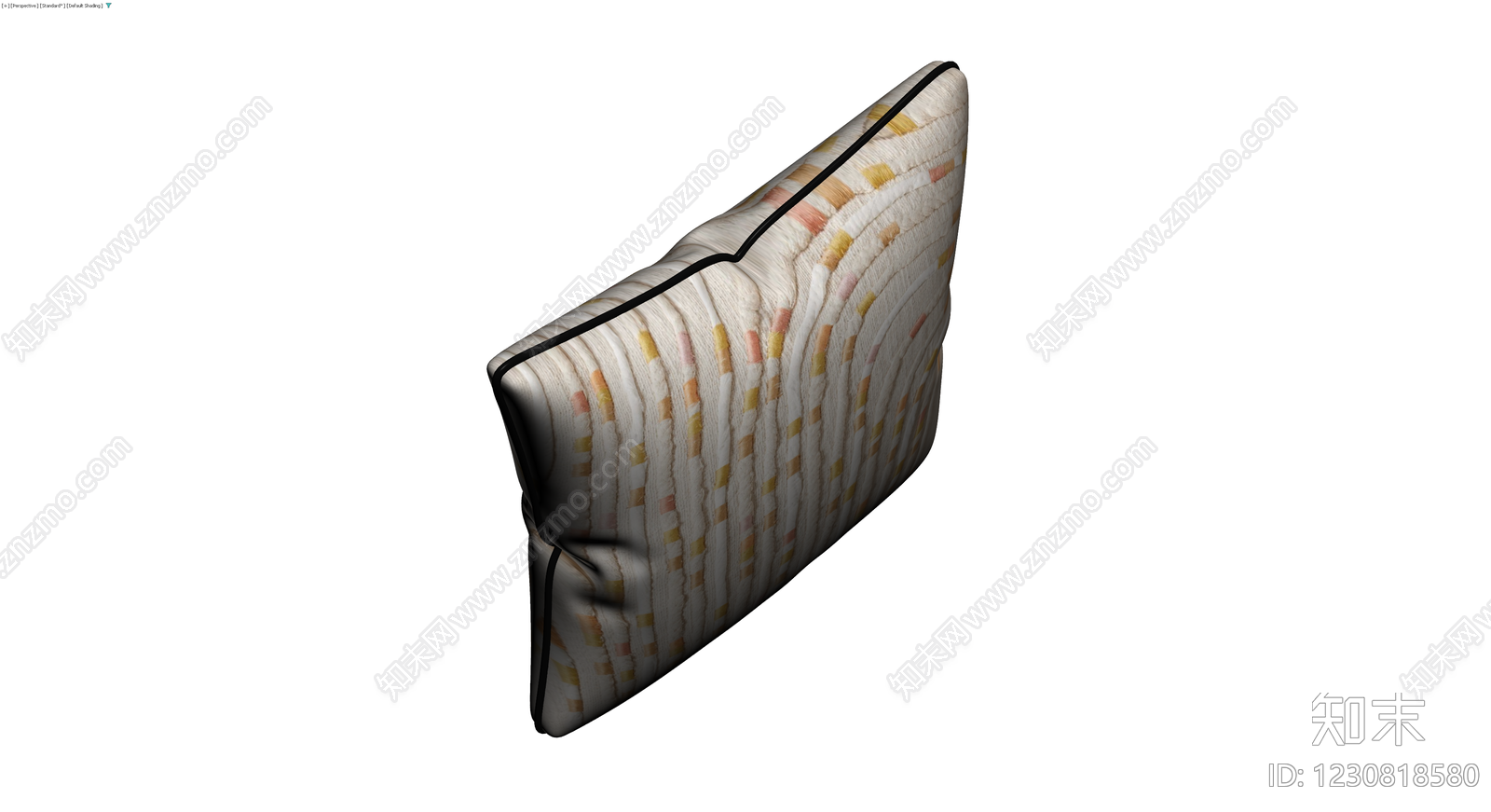 条纹纹理抱枕3D模型下载【ID:1230818580】