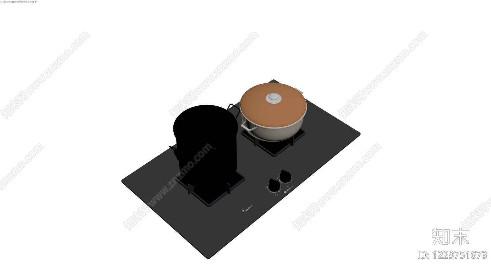双灶燃气灶具模型3D模型下载【ID:1229751673】