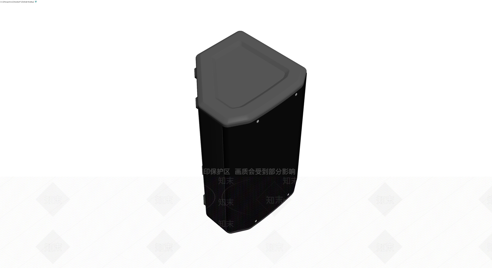 黑色六边形音箱3D模型下载【ID:1230097587】