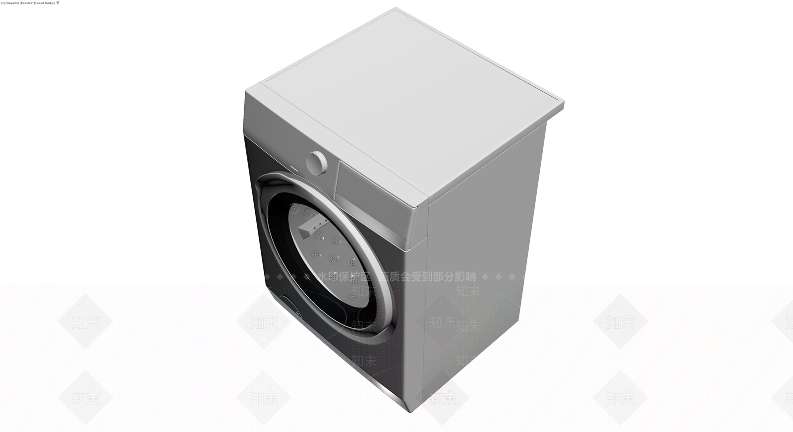滚筒洗衣机灰模3D模型下载【ID:1230367144】