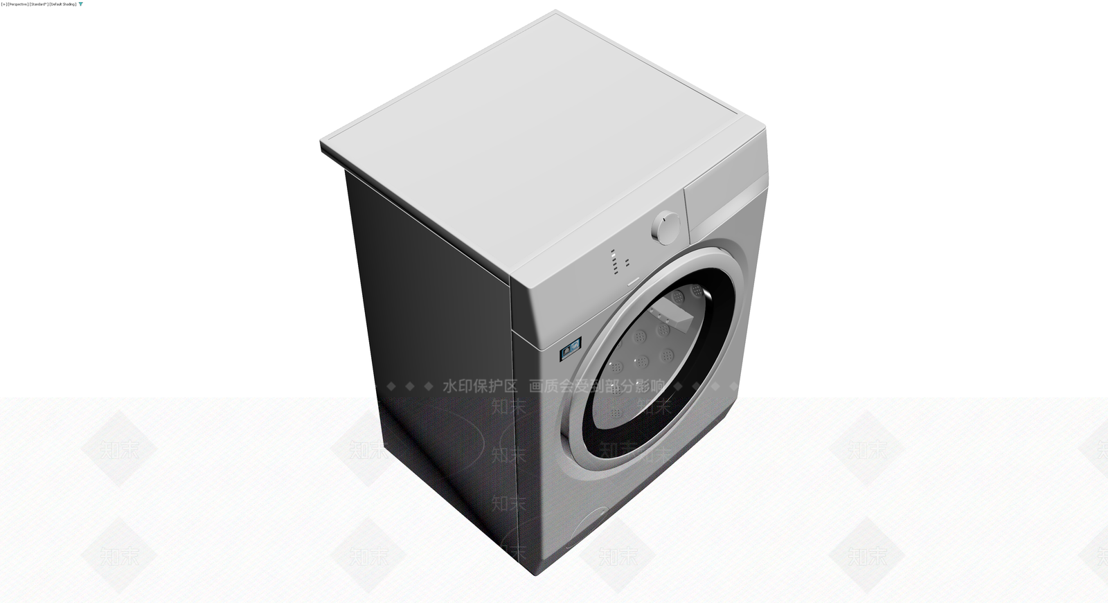 滚筒洗衣机灰模3D模型下载【ID:1230367144】