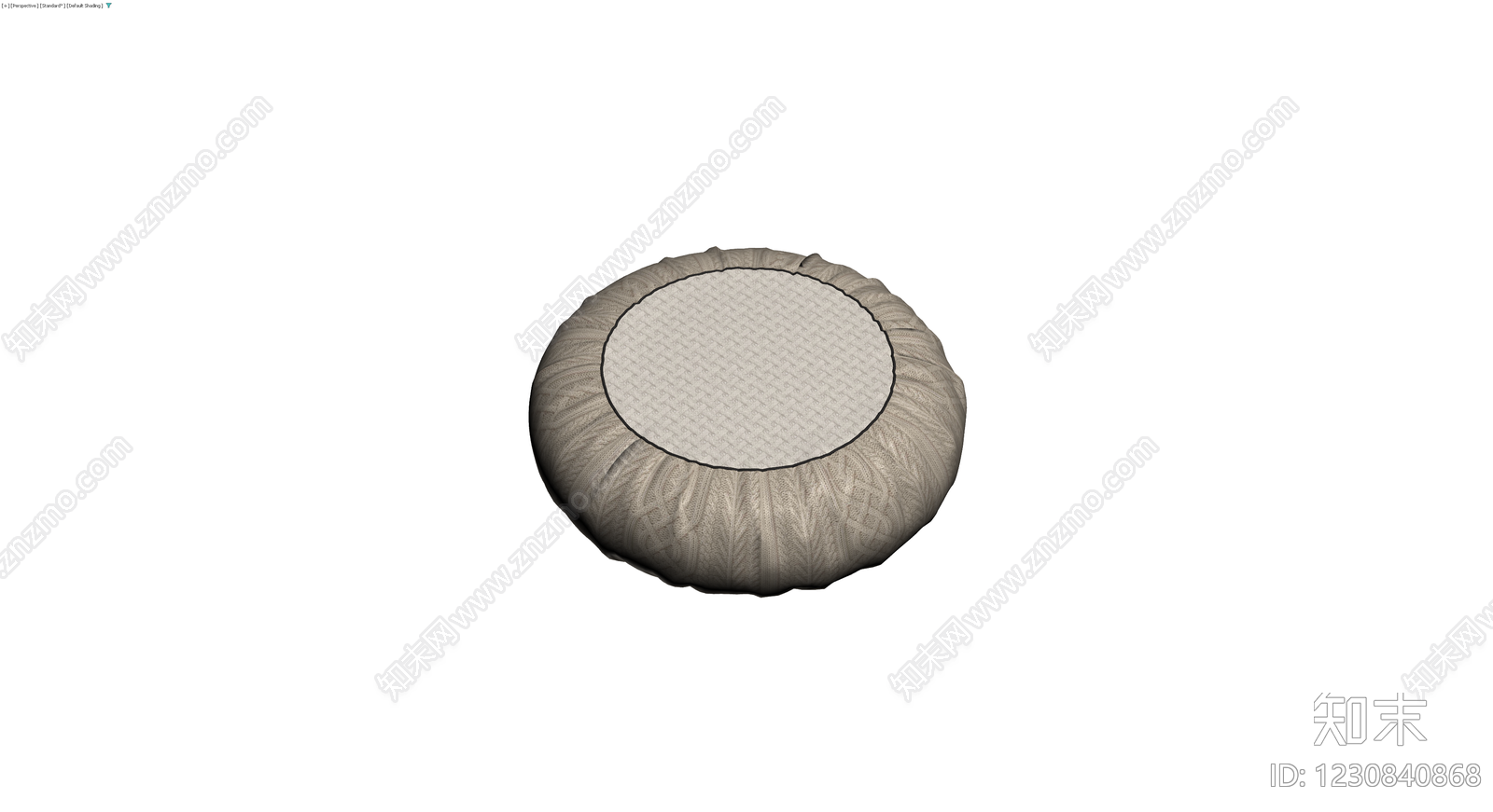 米色编织蒲团坐垫3D模型下载【ID:1230840868】