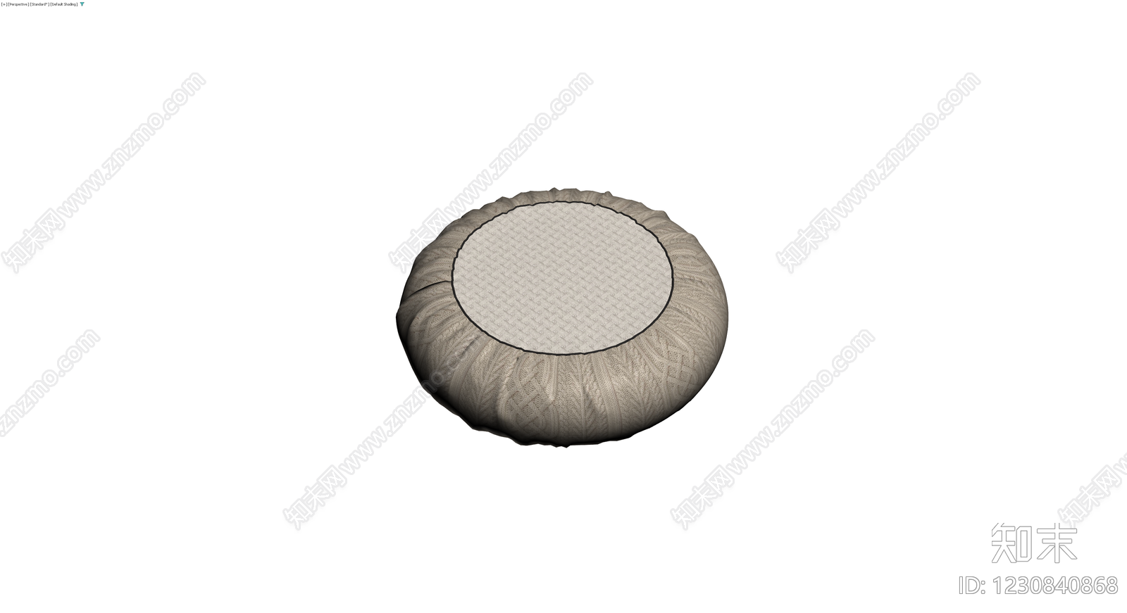 米色编织蒲团坐垫3D模型下载【ID:1230840868】