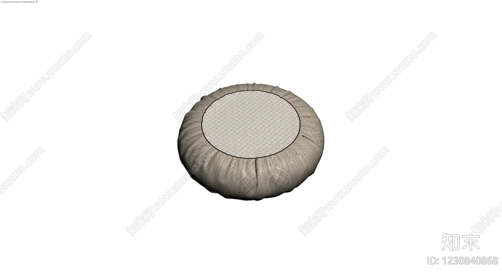 米色编织蒲团坐垫3D模型下载【ID:1230840868】
