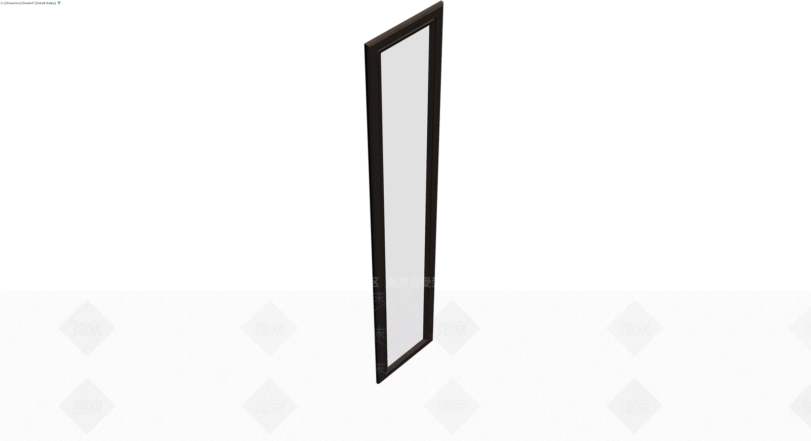 深木色全身穿衣镜3D模型下载【ID:1230084762】
