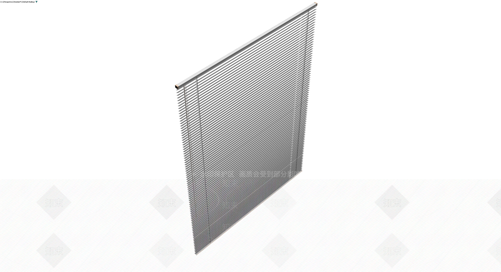 铝合金百叶窗组件3D模型下载【ID:1230708700】