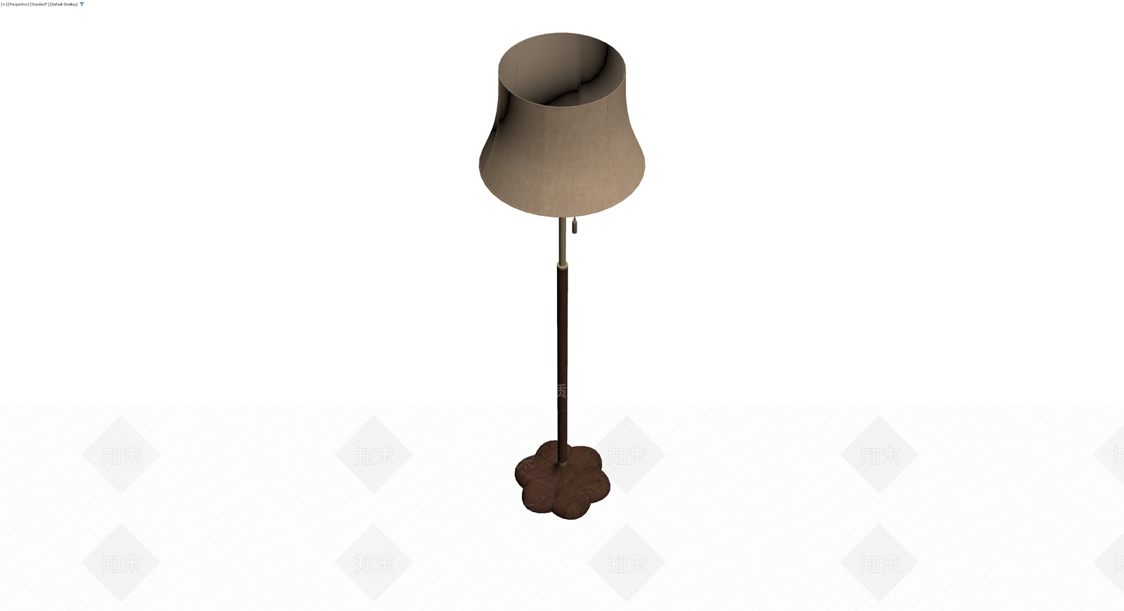 复古落地灯3D模型下载【ID:1230111486】