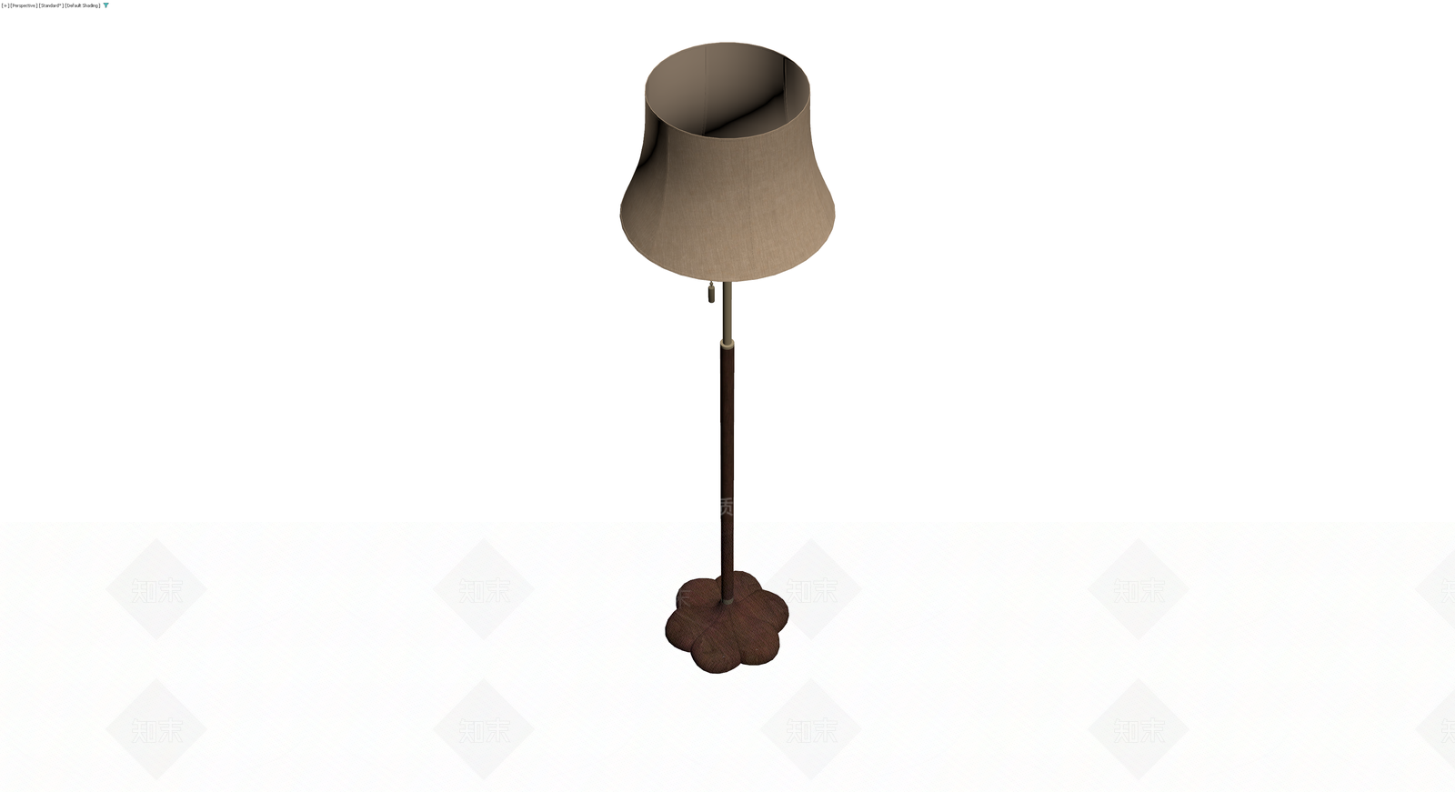 复古落地灯3D模型下载【ID:1230111486】