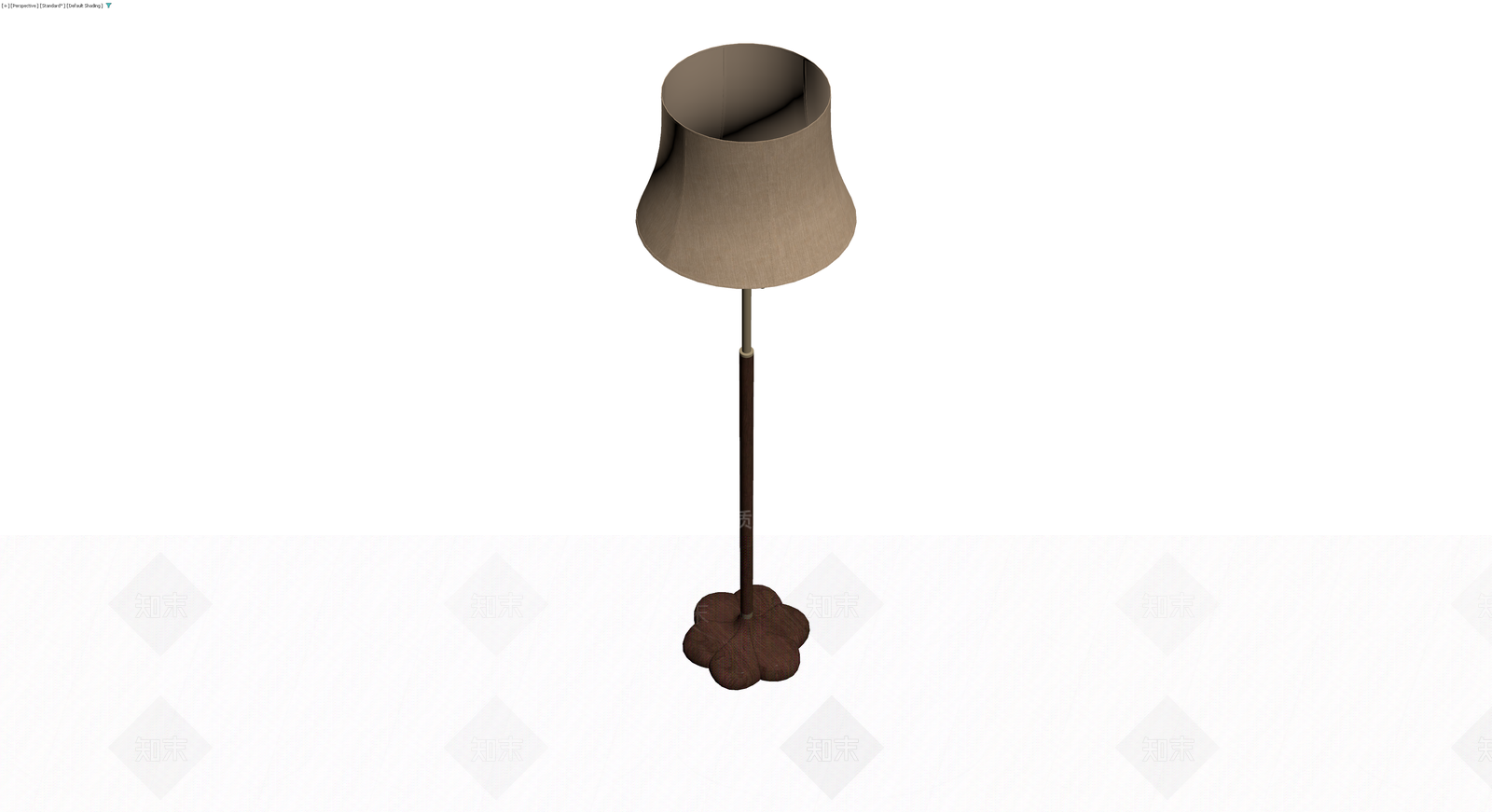 复古落地灯3D模型下载【ID:1230111486】