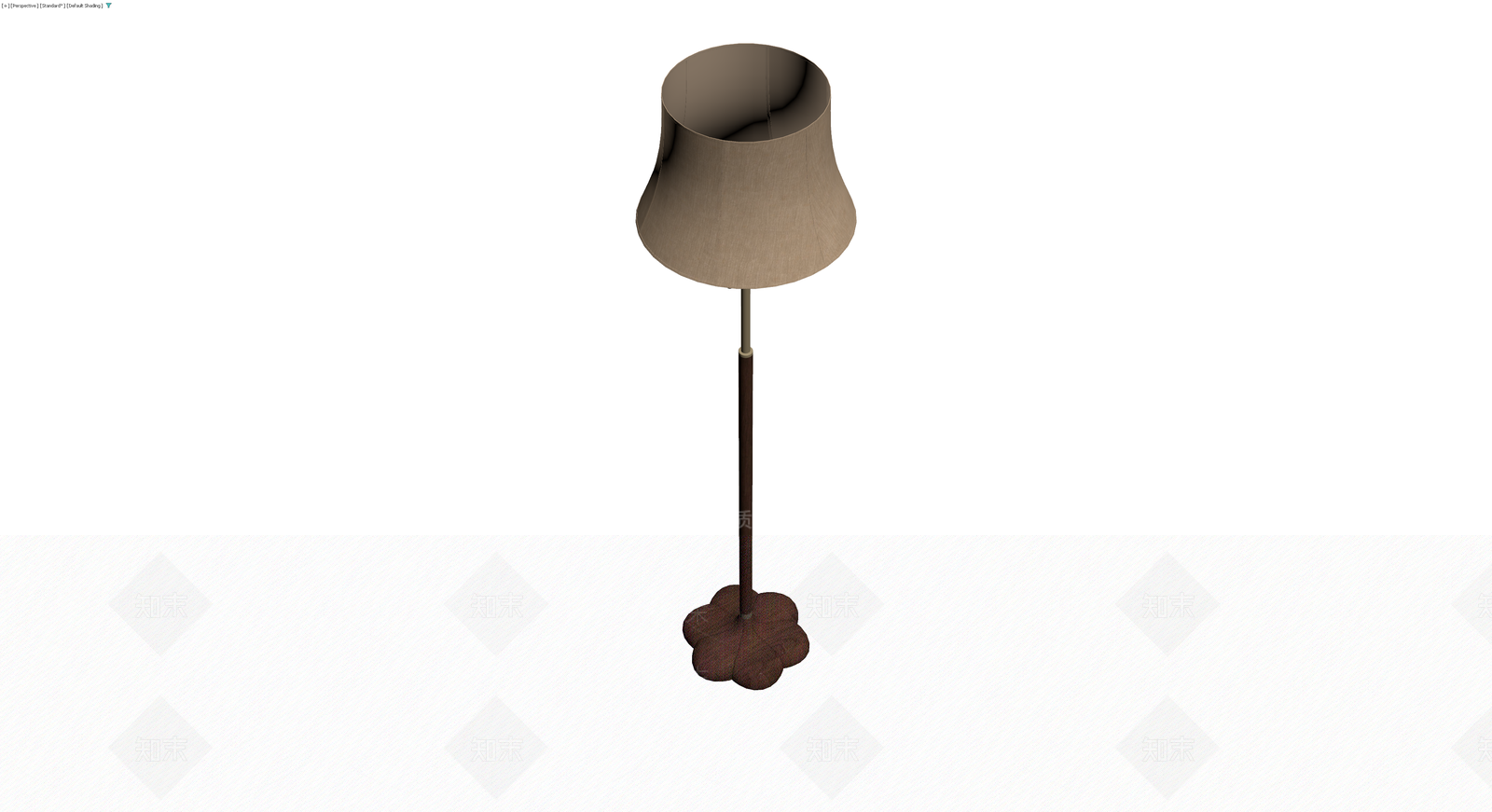 复古落地灯3D模型下载【ID:1230111486】