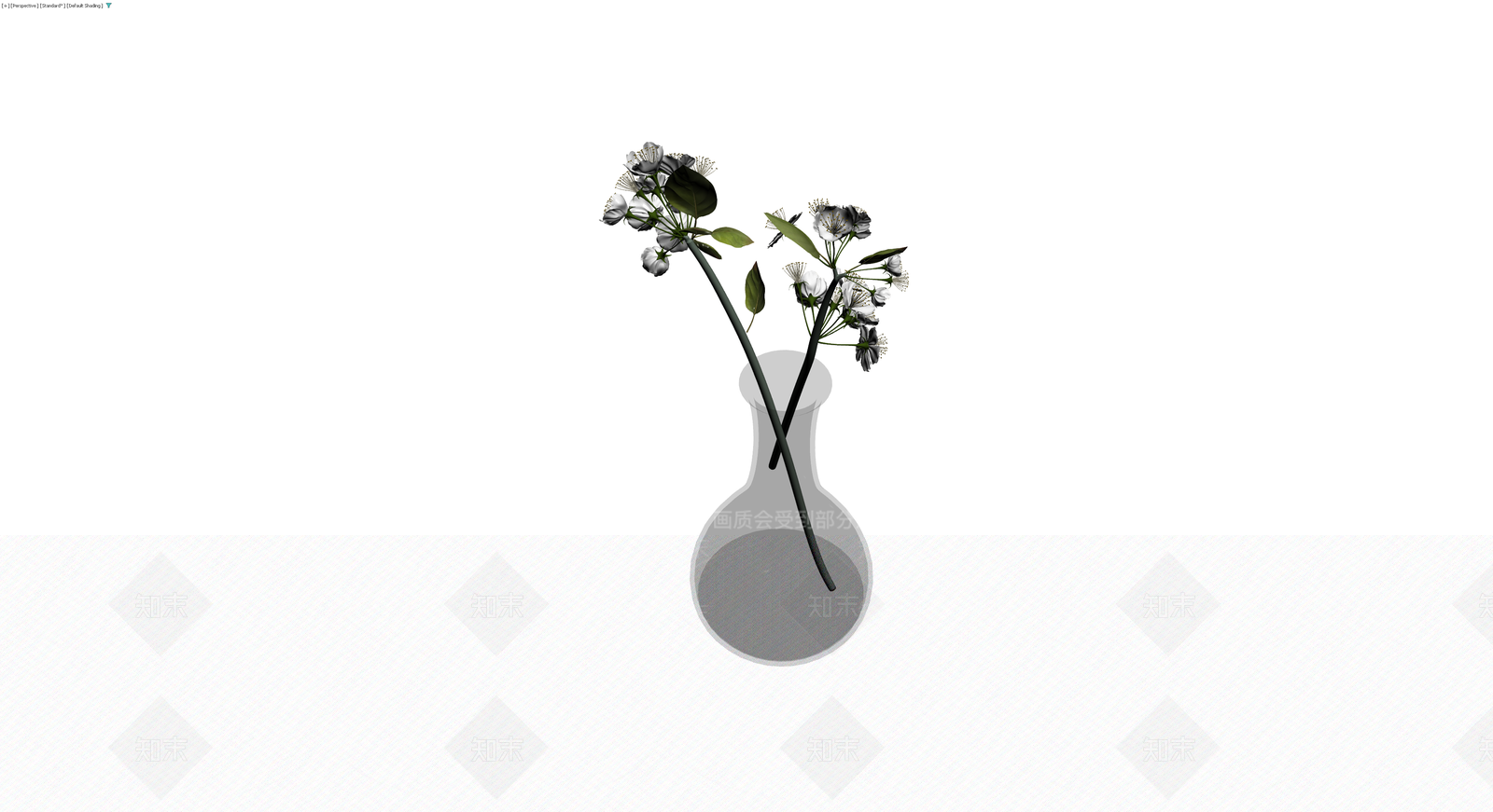 插花花瓶组合3D模型下载【ID:1230170028】