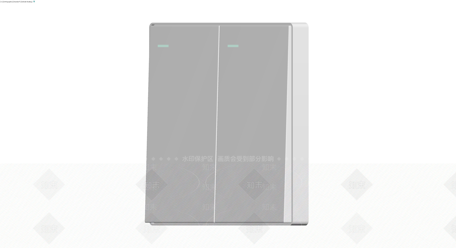 双门白色储物柜3D模型下载【ID:1230456435】